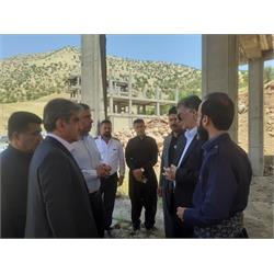 بازدید رئیس دانشگاه از پروژه خیرساز مرکز اورژانس پیش بیمارستانی جاده‌ای نوریاب