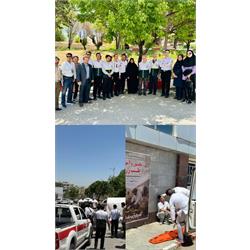 مانور تخصصی طب رزم در کرمانشاه؛ تمرینِ «ساعت صفر» برای ارتقای تاب‌آوری در شرایط بحران
