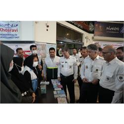 گزارش تصویری از حضور و بازدید معاون درمان وزارت بهداشت، درمان‌و آموزش پزشکی و رئیس اورژانس کشور به کرمانشاه در اربعین 1404