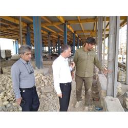 بازدید رئیس دانشگاه علوم پزشکی کرمانشاه از روند اجرای پروژه بیمارستان روانسر
